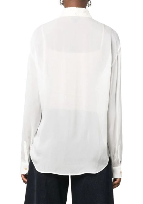 Camicia semi trasparente con glitter JUST CAVALLI | Camicie | S02DL0287 N39839102